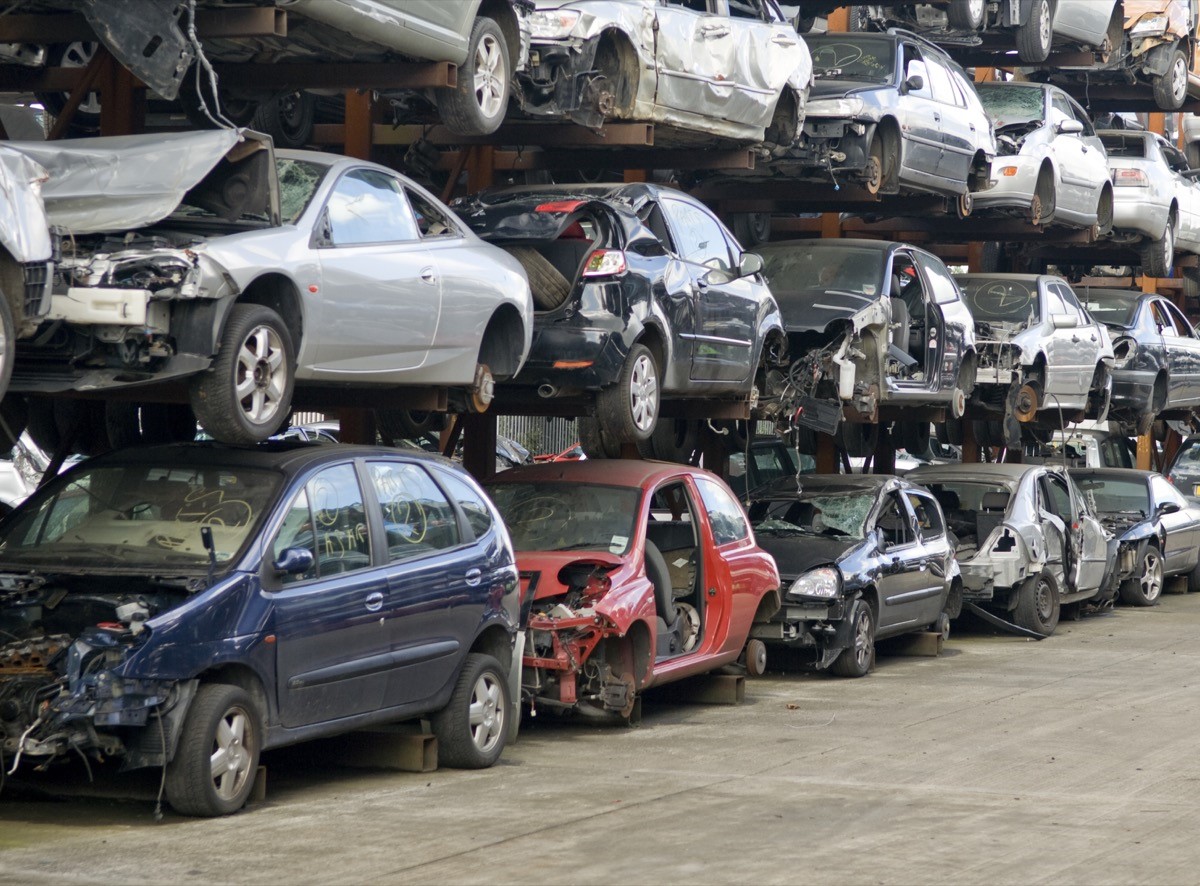 How is the car scrapped?